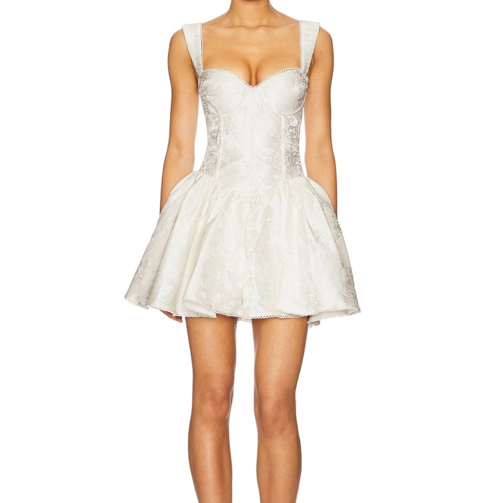 Elegant White Bridal Dress - Joelle Runaway the Label
